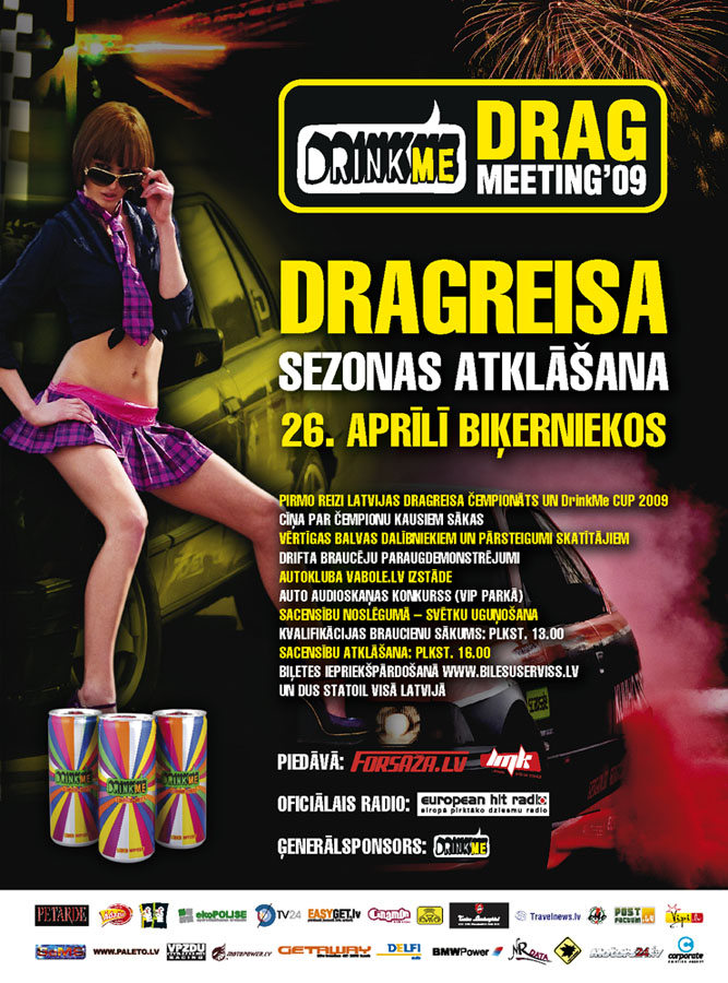 DrinkMe Drag Meeting, dragrace